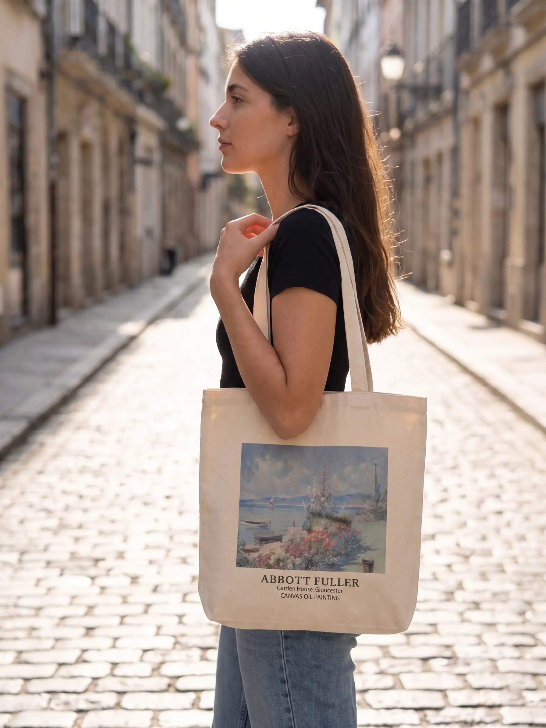 geanta tote din panza canvas abbott fuller 1