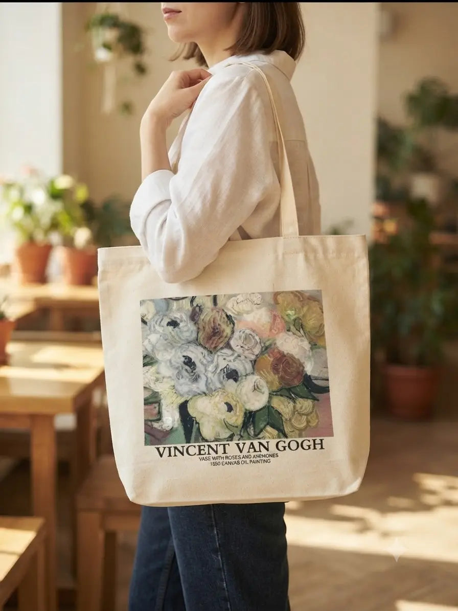 geanta tote din panza canvas vincent van gogh 4